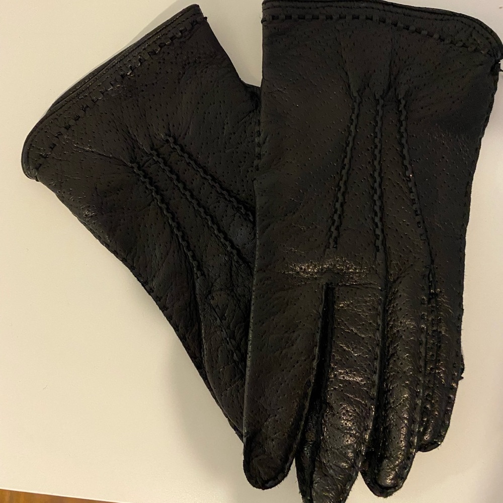 Talbots leather gloves